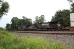 NS 8044 and 9673 take a westbound through MP116